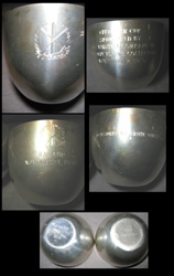 pewter cups: picture coming soon!